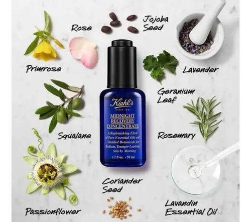 Serum Facial Midnight Recovery Concentrate De Kiehls Tipo De Piel Todo Tipo De Piel