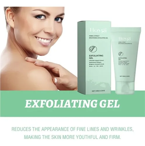 Gel Exfoliante Facial Herbal 100g, Purificador De Poros