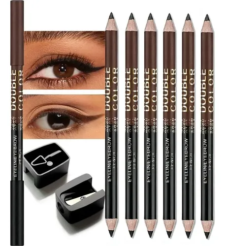 Lápiz Multipropósito 6 Piezas Fangtangdi Black+brown