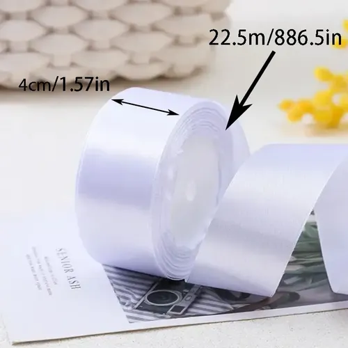 20 Rollos De Liston Decorativa De 4 Cm De Ancho, Largo 45 Wy