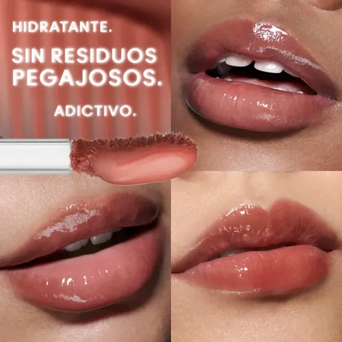 Brillo Labial Mac Lipglass Air | Casual | Glossy No-pegajoso | Hidratante Ligero