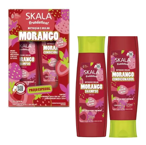 Skala Kit Shampoo Y Acondicionador Morango – Frutástica