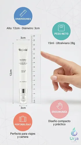 Veganis Contorno Ojos Antiedad 15 Ml Día/noche