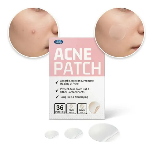 36 Parches Anti Acne Patch Granos Puntos Negros Dia Y Noche Todo Tipo De Piel