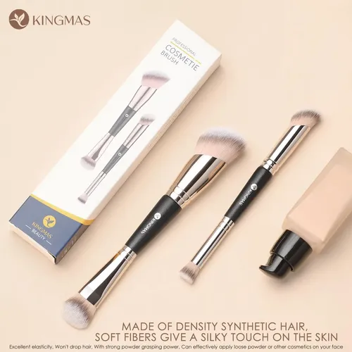 Brocha De Maquillaje Kingmas Para Base O Corrector, 2 Unidad