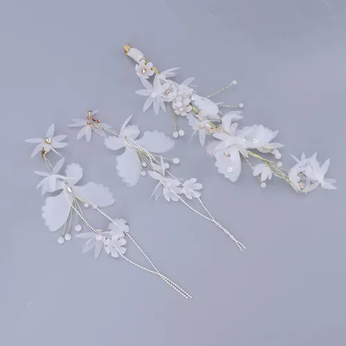 Tela Nupcial Mariposa Pinza De Cabellero Tiara Accesorios
