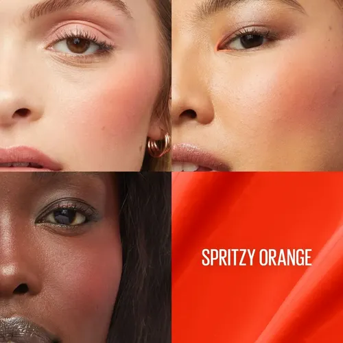 Rubor Líquido Maybelline Sunkisser Blush Matte Spritzy Orange
