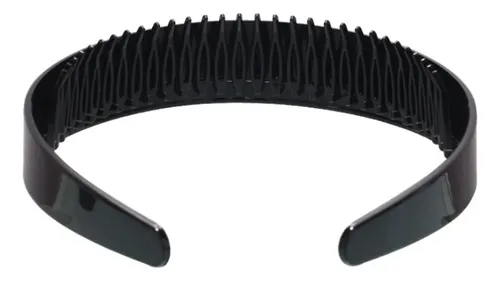 Elegante Diadema Nupcial Con Forma De Peine Dentado Liso