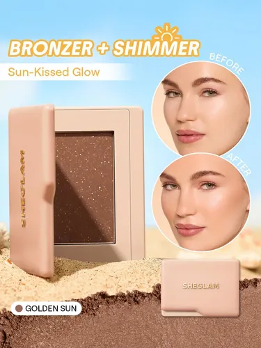 Polvo Bronceador Sheglam Golden Sun Matte De Larga Duración