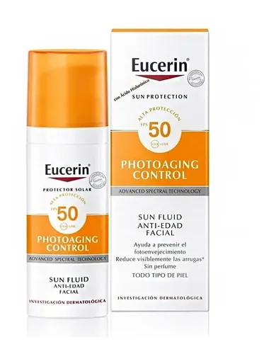 Protector Solar Eucerin Fluid Anti Edad Facial Fps50 X 50ml