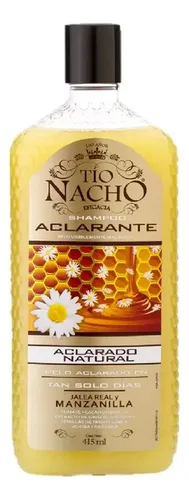 Shampoo Tío Nacho Aclarante X 415 Ml Jalea Real Manzanilla