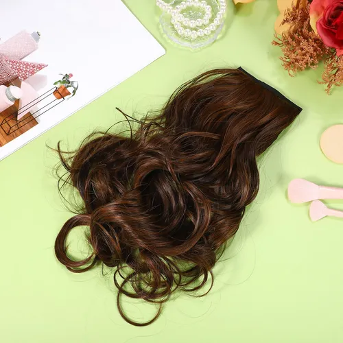 Extensión De Coleta Para Cabello Rizado, Añade Longitud