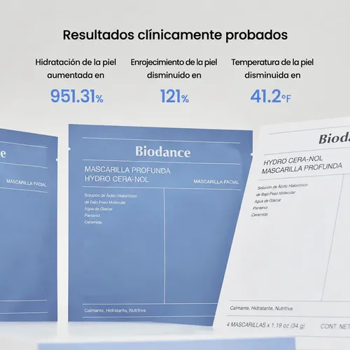 Biodance Hydro Cera-nol Real Deep Mask 1 Unidad Todo Tipo De Piel