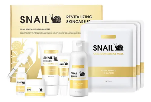 Set De Cuidado De La Piel Snail 6 Step, 100 Ml, Hidratante Y