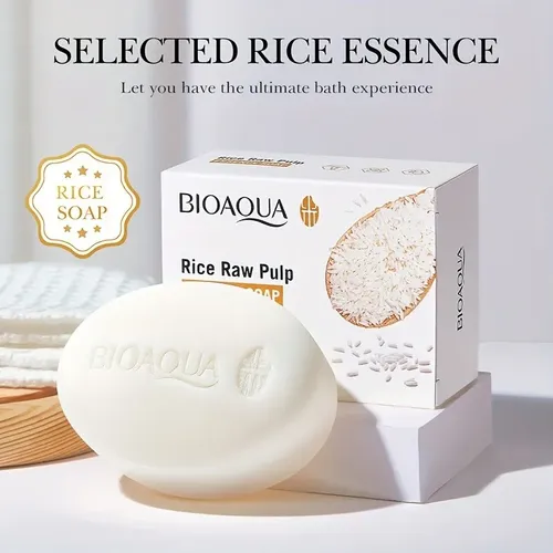 Jabón De Arroz, Suave Y Eficaz, Adecuado Para Todo Tipo De P