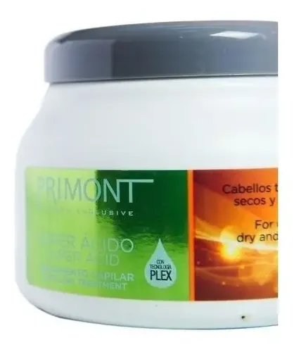 Primont Máscara Capilar Súper Ácido Pelo Teñido X 500g