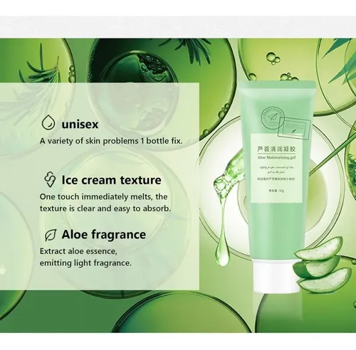 Gel Hidratante De Aloe, Gel Exfoliante Purificante, 2