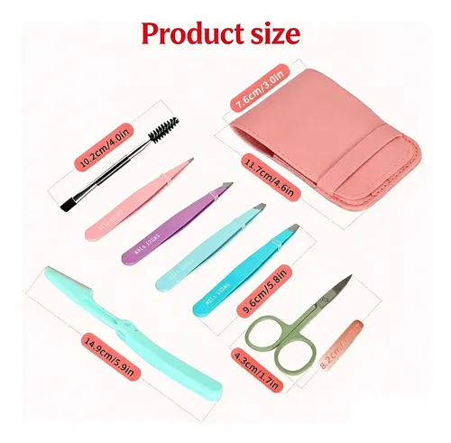 Set De Pinzas Para Cejas Adecuado Para Múltiples Escenarios
