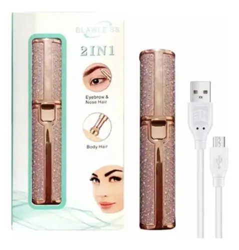 Depiladora Facial Flawless 2 En 1 Recargable Usb
