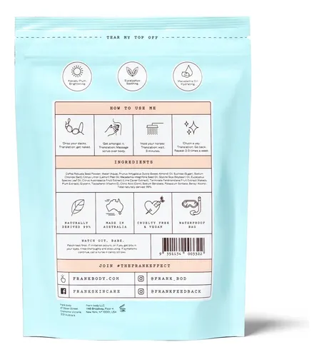 Exfoliante Corporal scrub Frank Body A-beauty 200 g full size