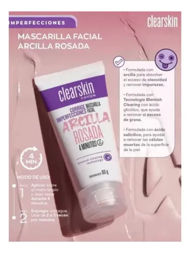 Mascarillas Faciales Puntos Negros Kit Arcilla Facial