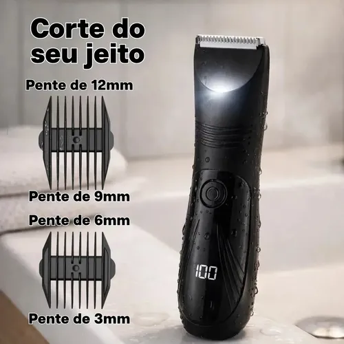 Afeitadora Eléctrica Íntima 2 En 1 Para Hombre
