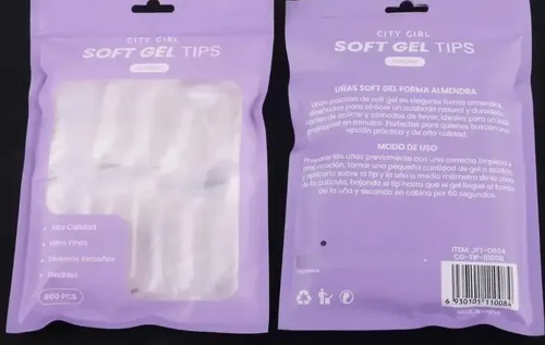 Kit Tips Soft Gel City Girl, Kapping Base Gel Navi, Premium