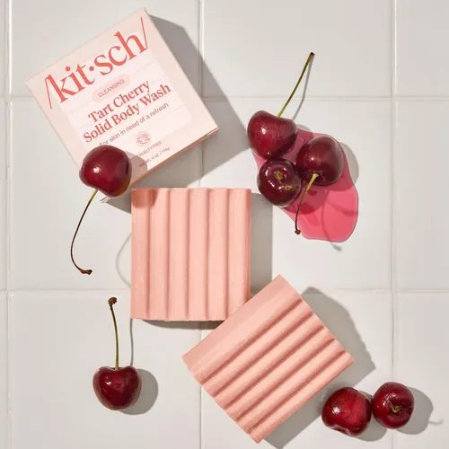 Jabón Corporal Kitsch Cereza 113g Limpieza Refrescante