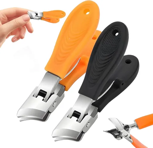 Cortauñas Ancho, Acero Inoxidable, Diseño Ergonómico