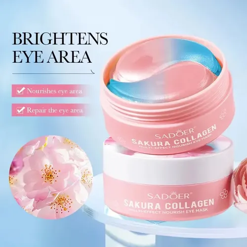 Sadoer Sakura Parches Ojos Colágeno Hidrogel 60 Unidades