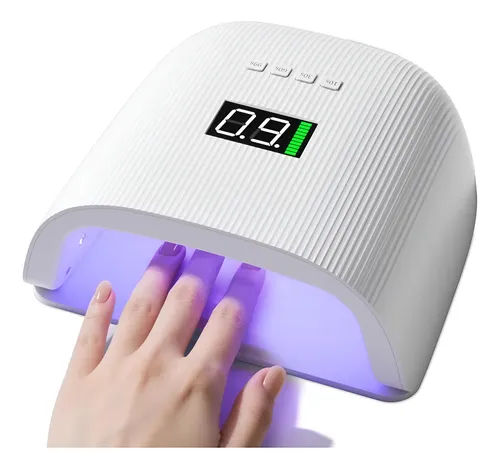 Lámpara Uv Led Meremit 72w Recargable Para Uñas Con Sensor