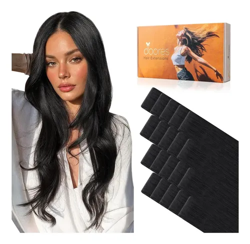 Extensiones De Cabello Virgen Doores 18′ Invisi Edge Con