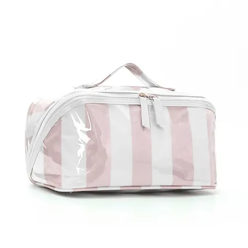 Bolsa De Maquillaje Con Estampado Multicolor Con Cierre Extr