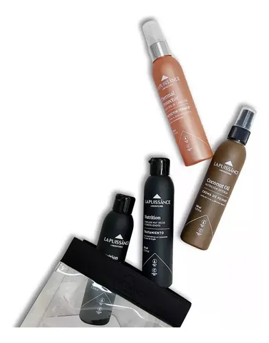 La Puissance Travel Kit Argan Coconut Protector Termico 6c