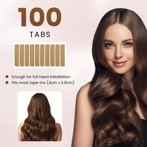 Cinta De Reemplazo Para Extensiones De Cabello Miilye, 100 T