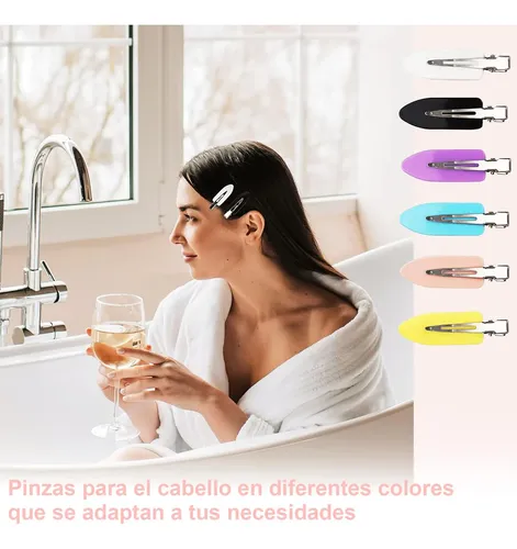Horquillas De Cabello Sin Costuras, 30 Unidades, Varios Colo