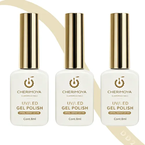 Esmalte Semipermanente Efecto Ojo De Gato Cherimoya 8ml