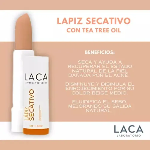 Lápiz Secativo Con Tea Tree Oil Laca Anti Acné