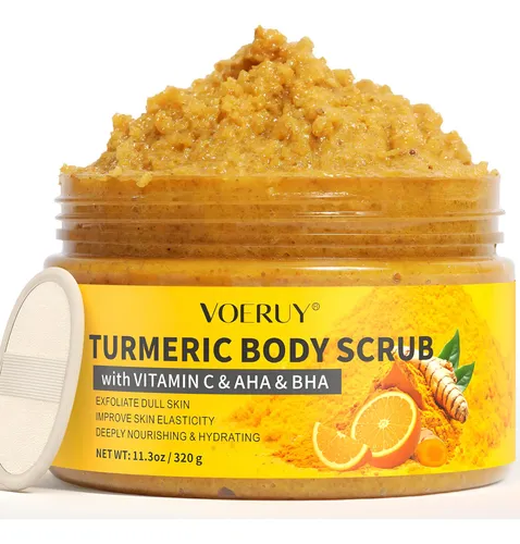Exfoliante Corporal Voeruy Con Cúrcuma Y Aha, 30 Ml