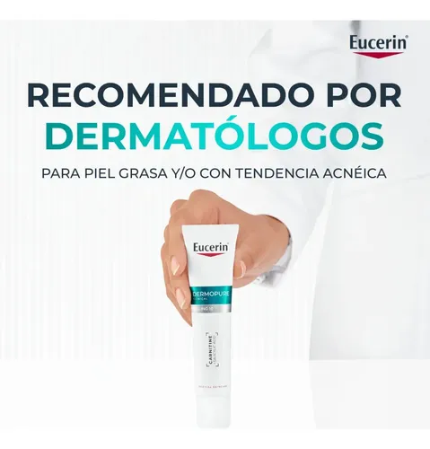 Eucerin Dermopure Oil Control Crema Intensiva De Noche X40ml Tipo de piel Grasa
