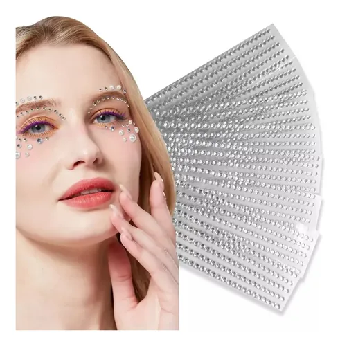 X10 Strass Gemas Autoadhesivas Para Decoración 640 Por Tabla
