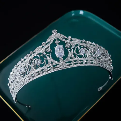 Corona De Zirconio Retro Palace Para Boda