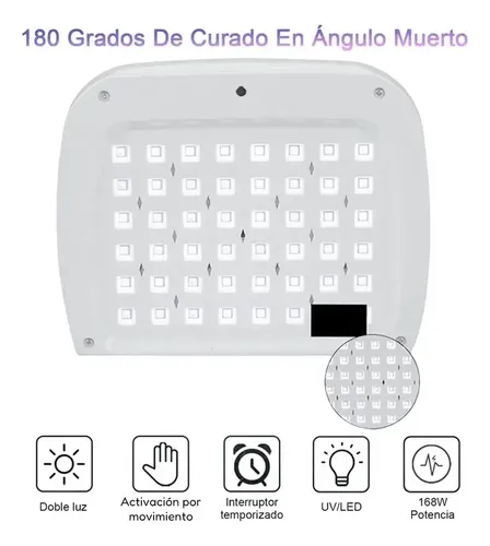 Lámpara Uv Led Cabina Uñas Semipermanentes City Girl 268w