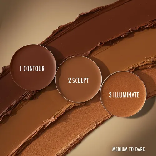 Paleta De Contorno En Crema Black Radiance 7.5g Media A
