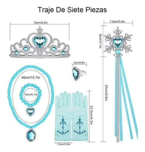 Peluca Elsa Frozen Para Cosplay Niña Disfraz Juego 7qwq