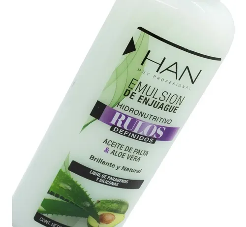 Han Rulos Definidos Acondicionador Nutritivo Cabello 500ml