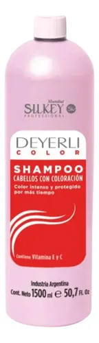 Shampoo Para Cabellos Con Coloración Silkey Deyerli 1.5 L