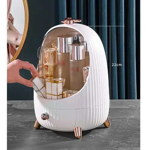 Organizador Porta Cosmeticos Maquillaje Make Up Capsula Luz