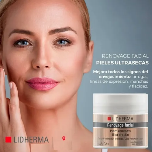 Lidherma Renovage Ultrasecas Renovador Hidratante Antiage Momento de aplicación Noche Tipo de piel Normal a seca