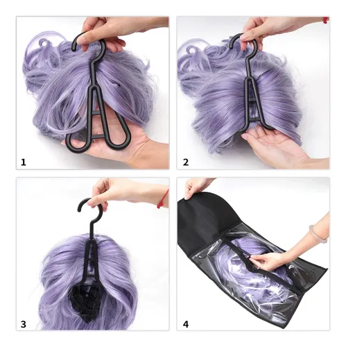 Bolsa Organizadora Para Extensiones De Cabello, Pack De 6, H